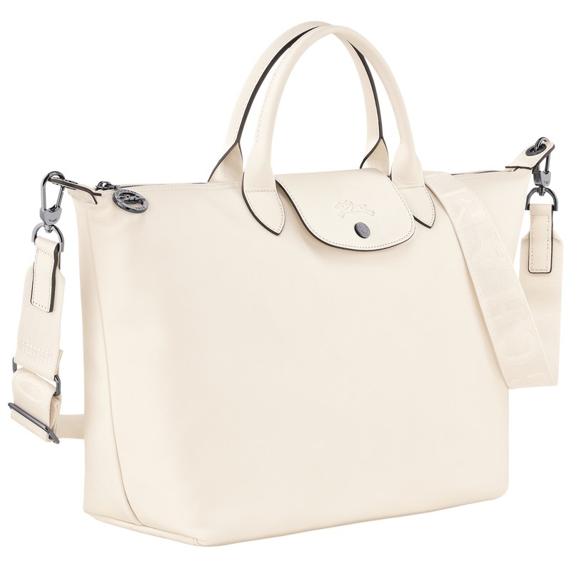 Longchamp Le Pliage Xtra L Handbag Ecru | 963-QPIULH