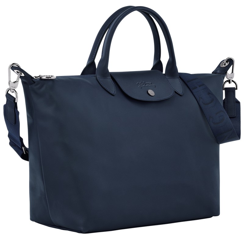 Longchamp Le Pliage Xtra L Handbag Lacivert | 702-RKGHAJ