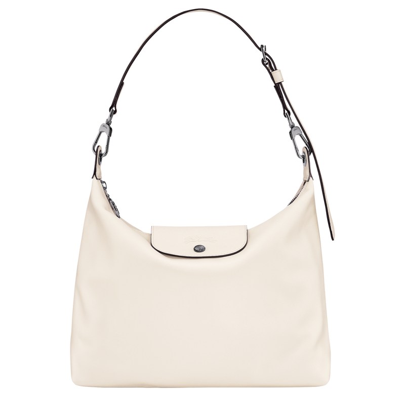 Longchamp Le Pliage Xtra M Hobo Bag Ecru | 41283-NHIZ