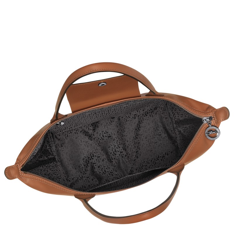 Longchamp Le Pliage Xtra M Tote Bag Cognac | 96071-GLEV