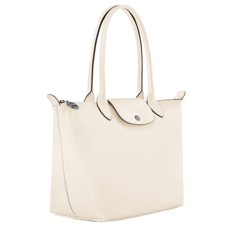 Longchamp Le Pliage Xtra M Tote Bag Ecru | 54396-VLAH