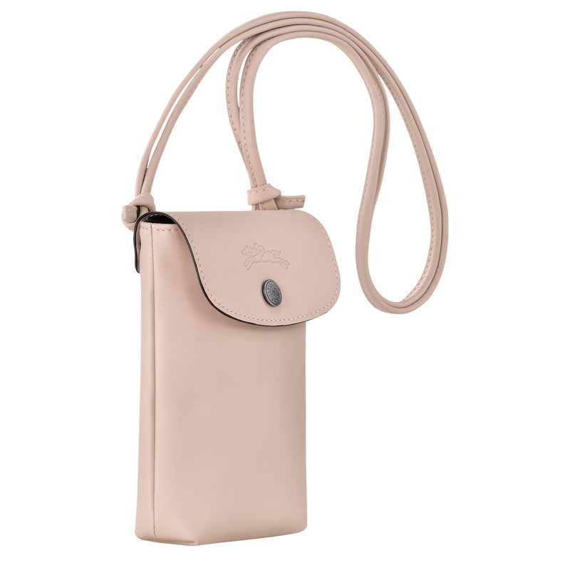 Longchamp Le Pliage Xtra Phone Case With Leather Lace Nude | 30819-UTYL