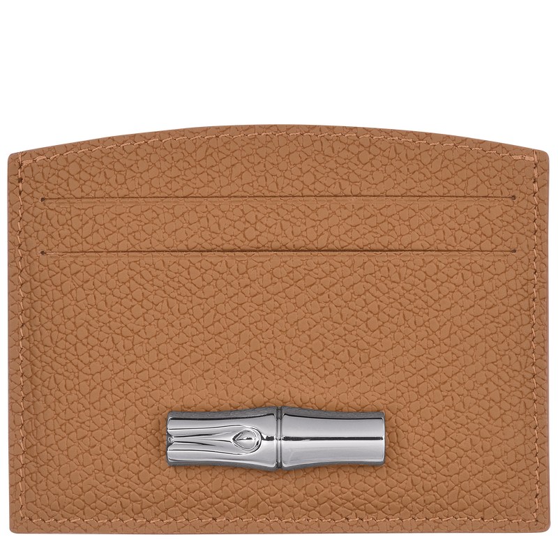 Longchamp Le Roseau Card Holder Natural | 54608-GKXN