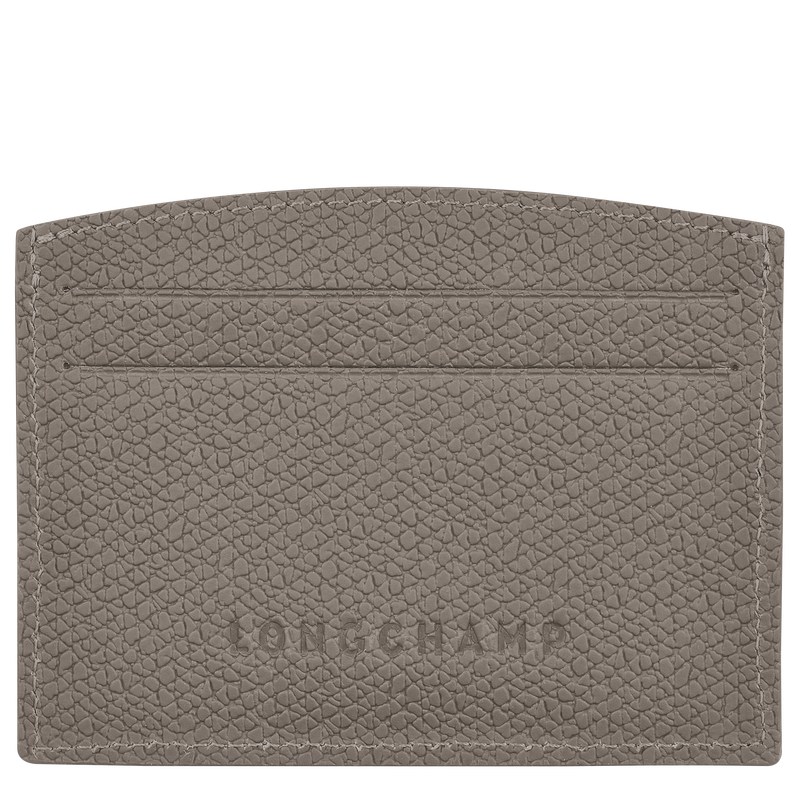 Longchamp Le Roseau Card Holder Turtledove | 37084-ZBLM