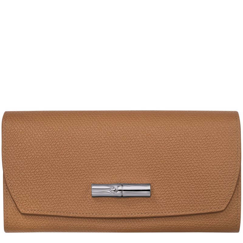 Longchamp Le Roseau Continental Wallet Natural | 37268-CUKD