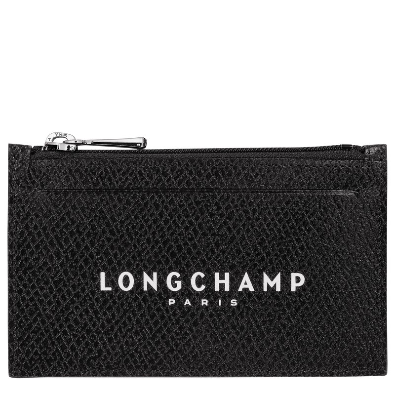 Longchamp Le Roseau Essential Coin Purse Siyah | 05438-WYXS