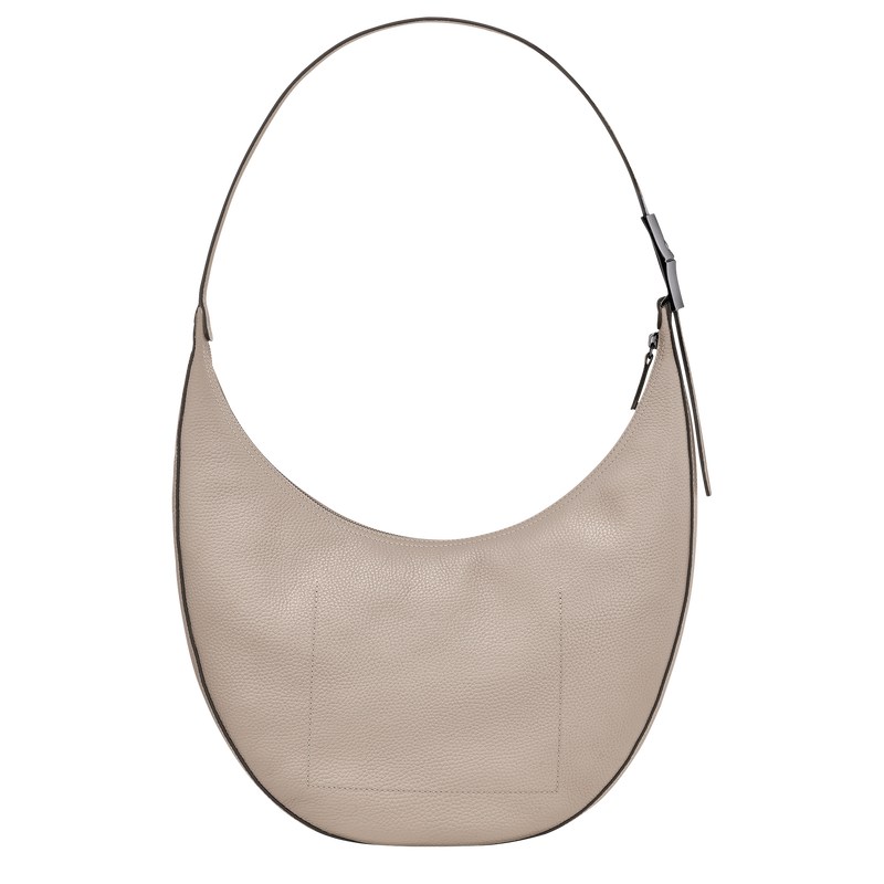 Longchamp Le Roseau Essential L Crossbody Bag Clay | 782-LTASOC