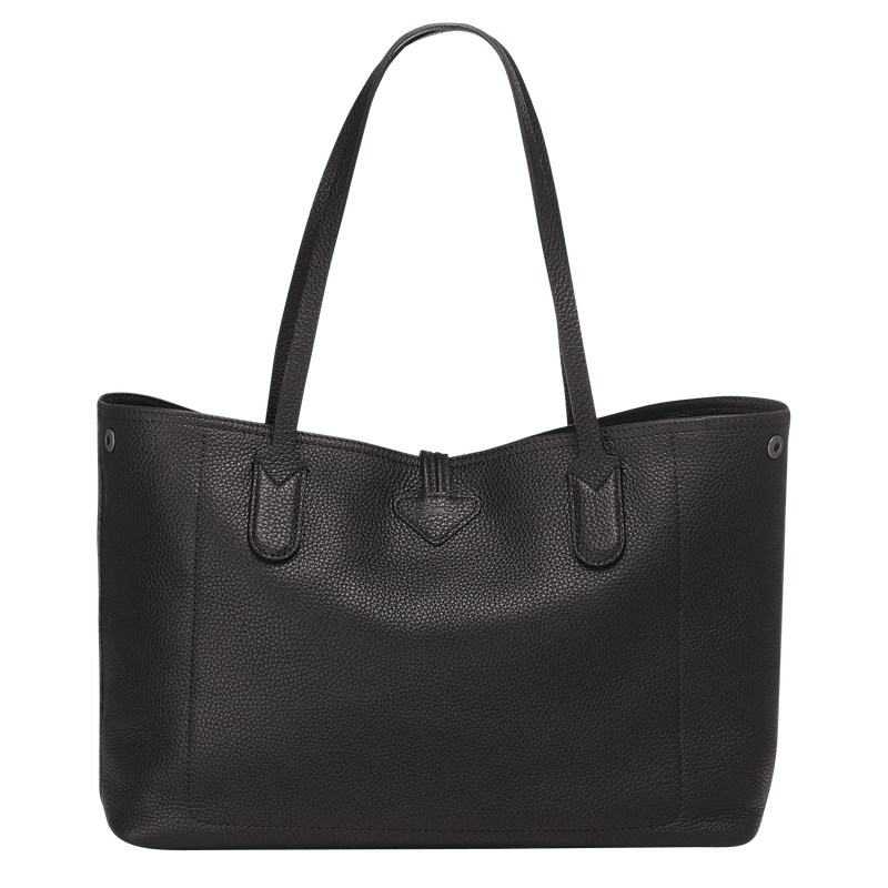 Longchamp Le Roseau Essential L Tote Bag Siyah | 032-IBAFPO