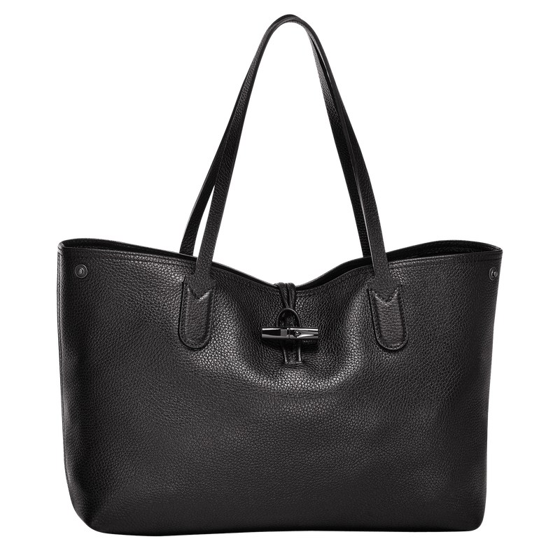 Longchamp Le Roseau Essential L Tote Bag Siyah | 032-IBAFPO