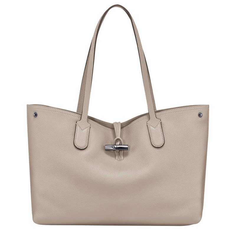 Longchamp Le Roseau Essential L Tote Bag Clay | 491-QIVGWP