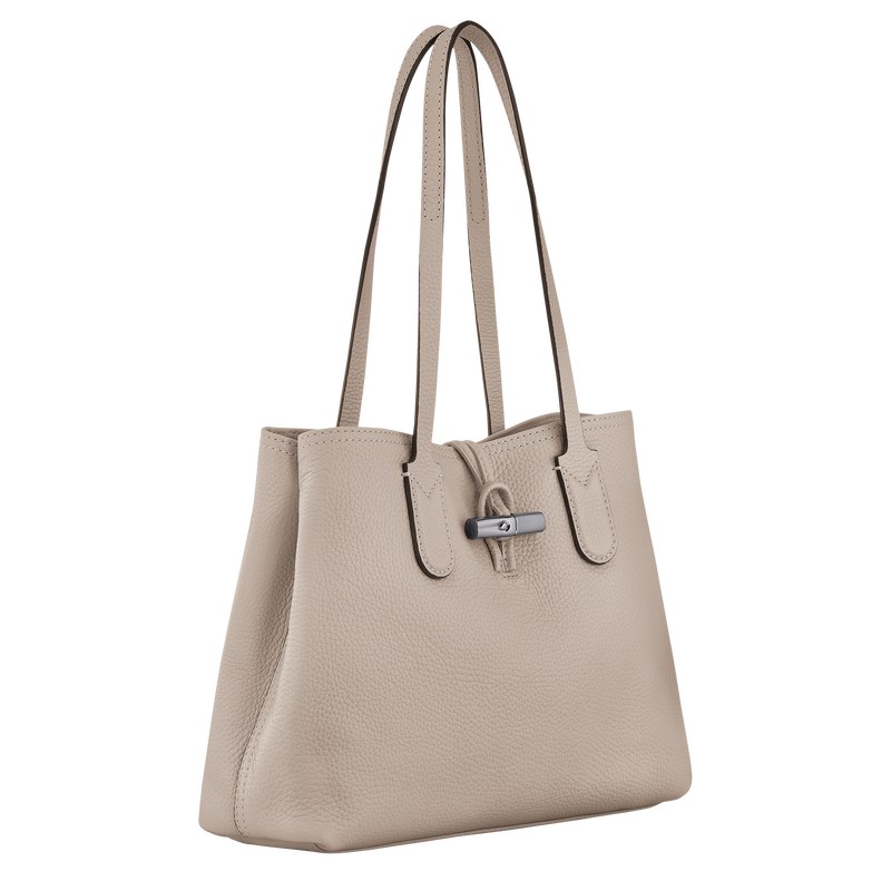 Longchamp Le Roseau Essential M Tote Bag Clay | 25473-CWDH