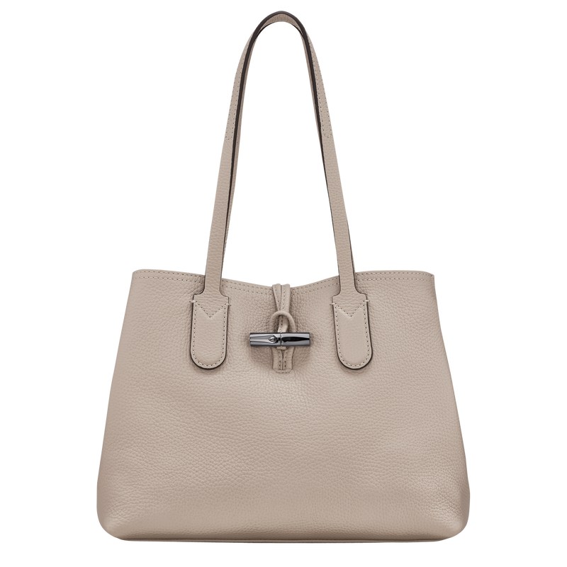 Longchamp Le Roseau Essential M Tote Bag Clay | 25473-CWDH