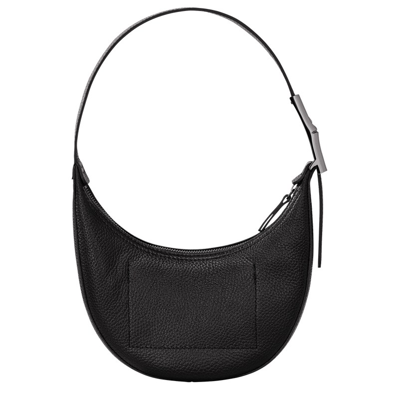 Longchamp Le Roseau Essential S Hobo Bag Siyah | 74321-CZWY