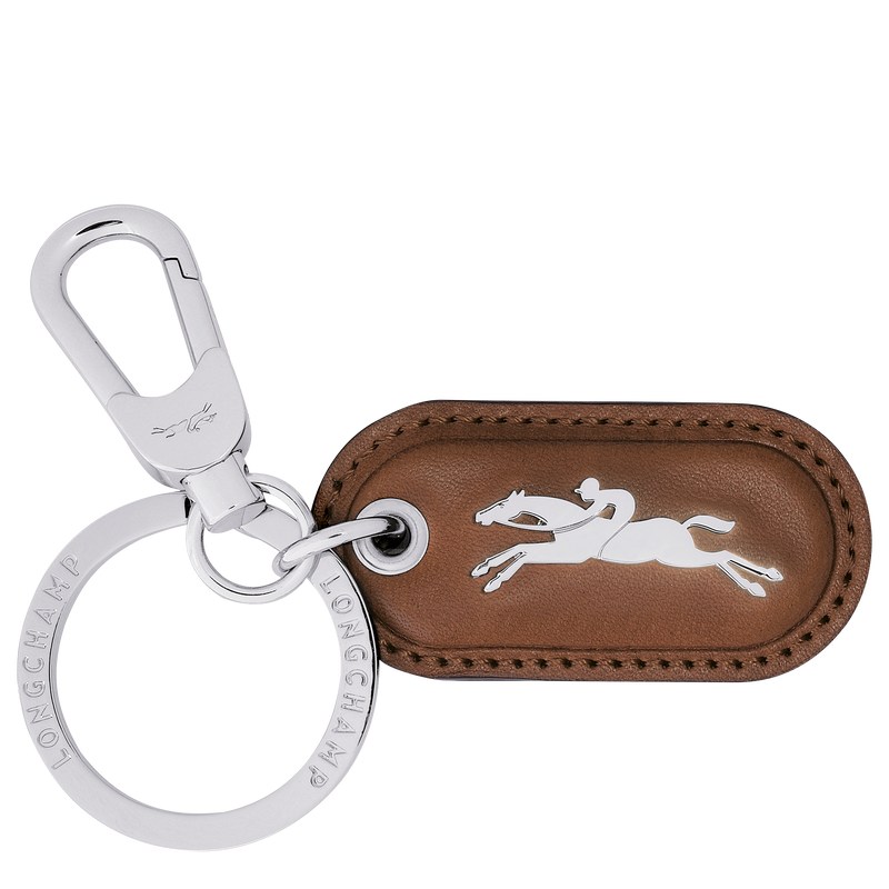 Longchamp Le Roseau Key Ring Cognac | 29547-EPJX