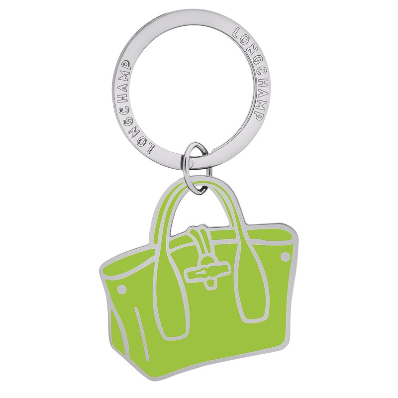 Longchamp Le Roseau Key Rings Yeşil Açık | 45821-OJHP