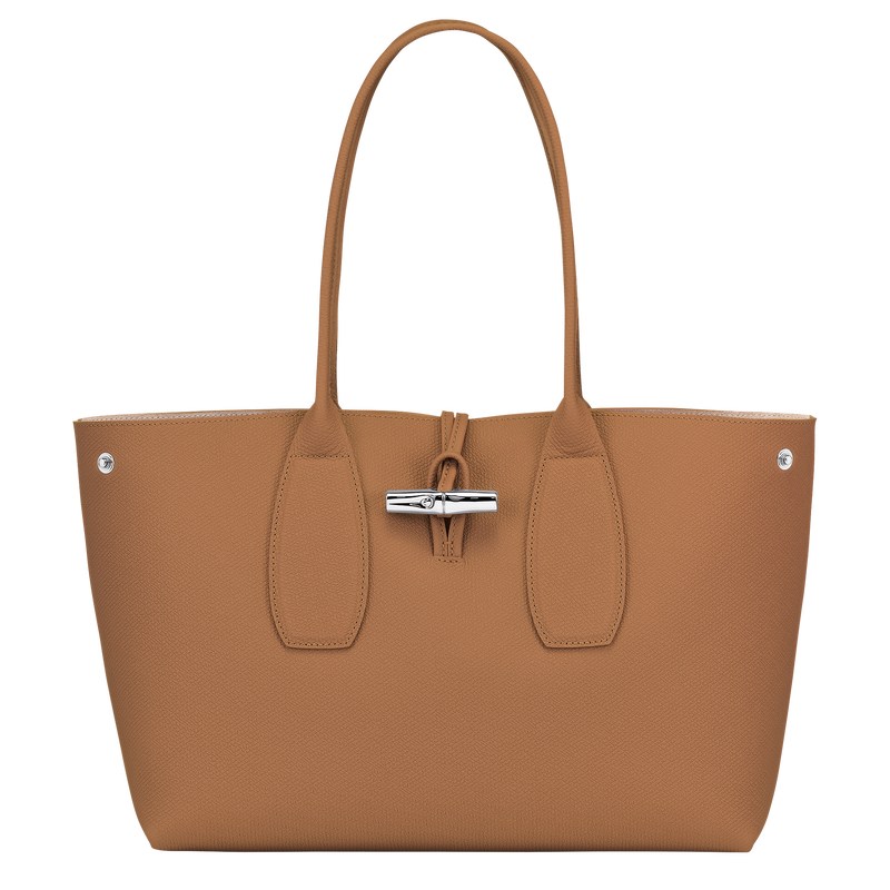 Longchamp Le Roseau L Tote Bag Natural | 48153-GDVU