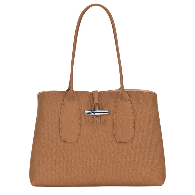 Longchamp Le Roseau L Tote Bag Natural | 48153-GDVU