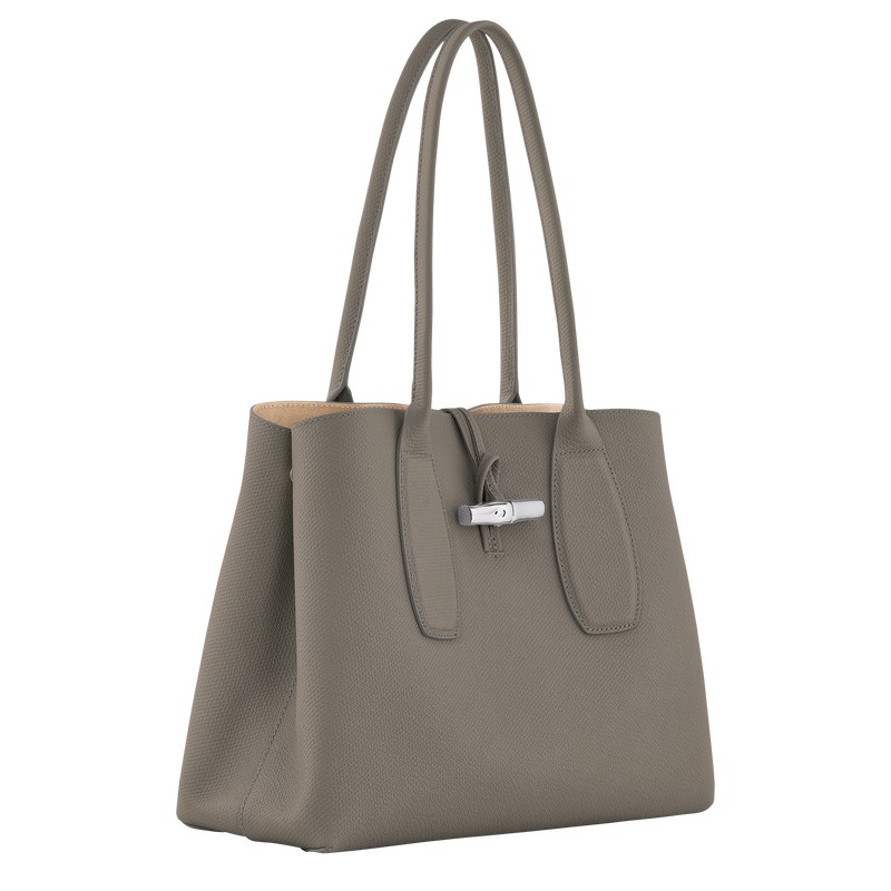 Longchamp Le Roseau L Tote Bag Turtledove | 28643-HOLY