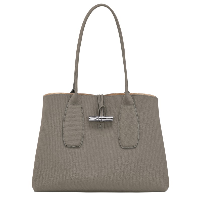 Longchamp Le Roseau L Tote Bag Turtledove | 28643-HOLY