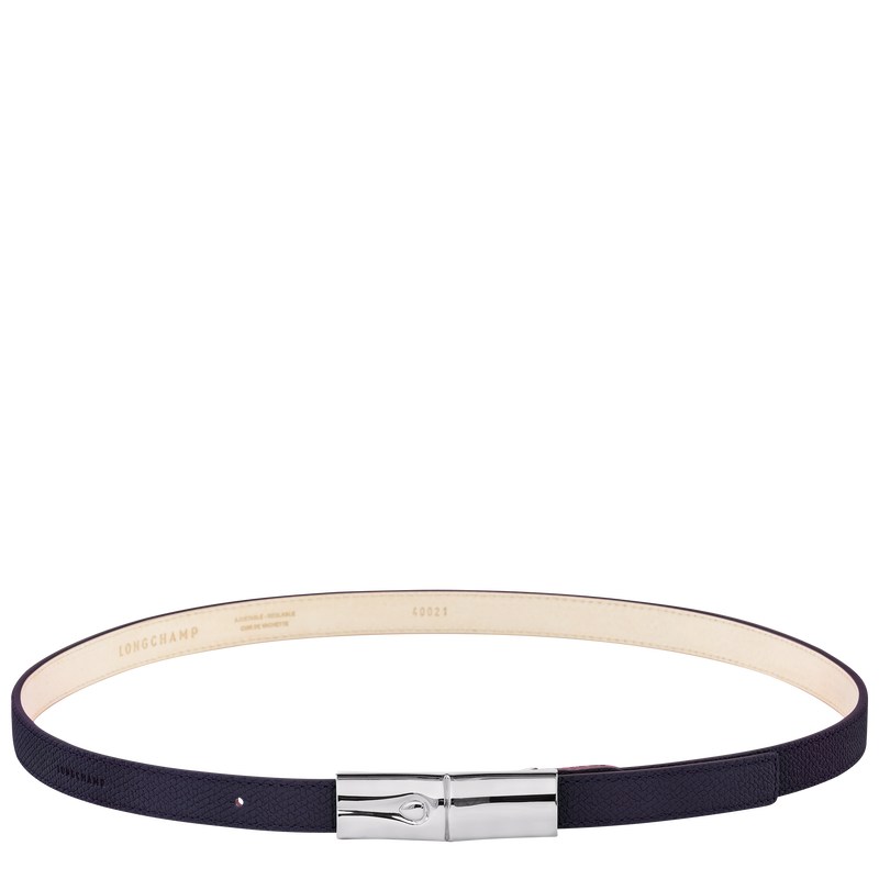 Longchamp Le Roseau Ladies\' Belt Bilberry | 54689-AXLH