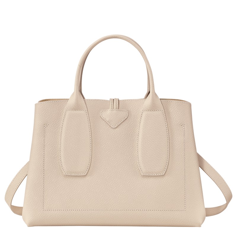 Longchamp Le Roseau M Handbag Paper | 23095-KCPF