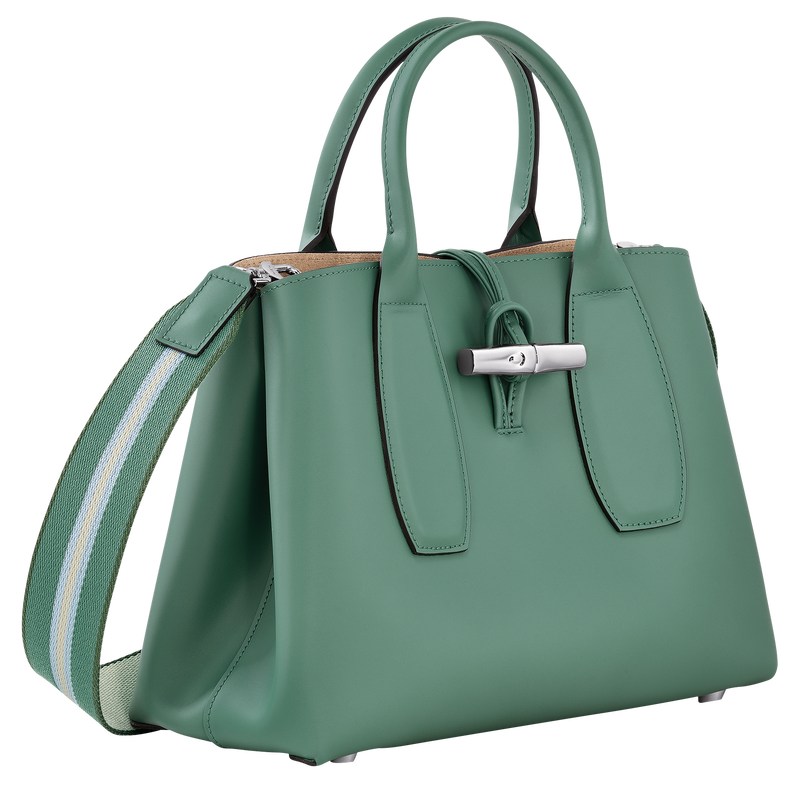 Longchamp Le Roseau M Handbag Sage | 581-SPXHDY