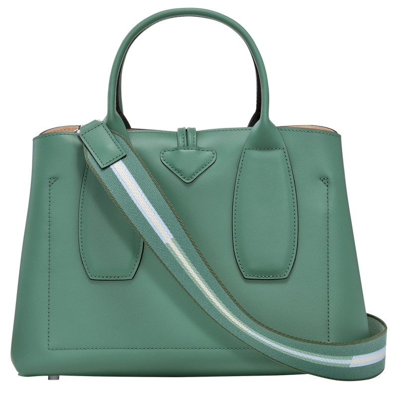 Longchamp Le Roseau M Handbag Sage | 581-SPXHDY