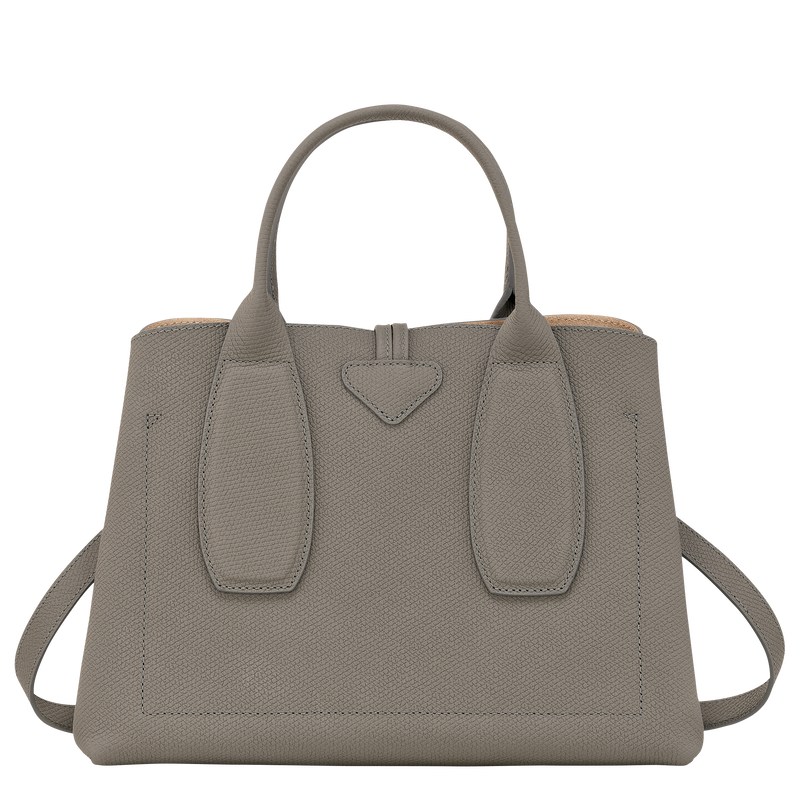 Longchamp Le Roseau M Handbag Turtledove | 15370-NMVC