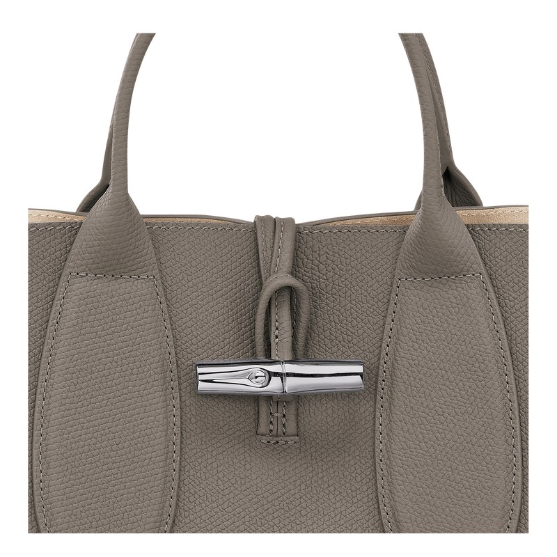 Longchamp Le Roseau M Handbag Turtledove | 15370-NMVC