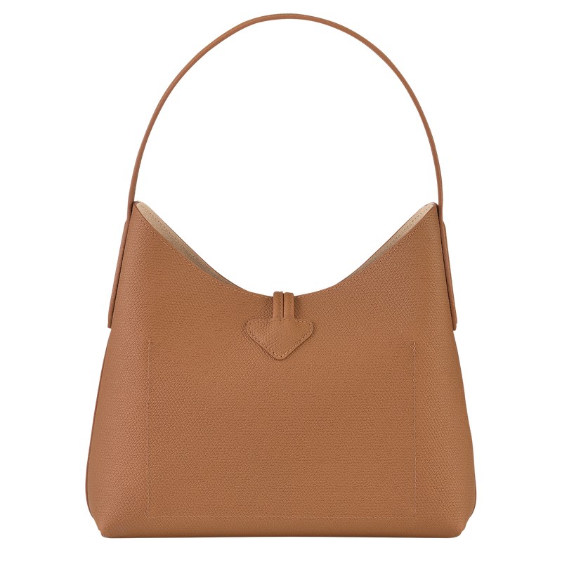 Longchamp Le Roseau M Hobo Bag Natural | 97648-URLA