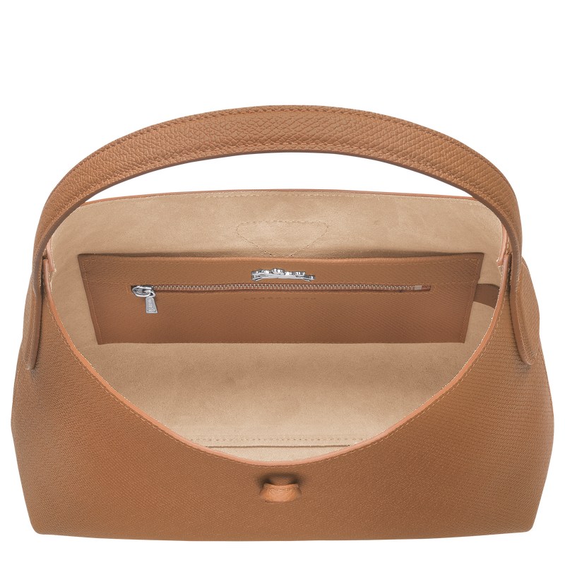 Longchamp Le Roseau M Hobo Bag Natural | 97648-URLA