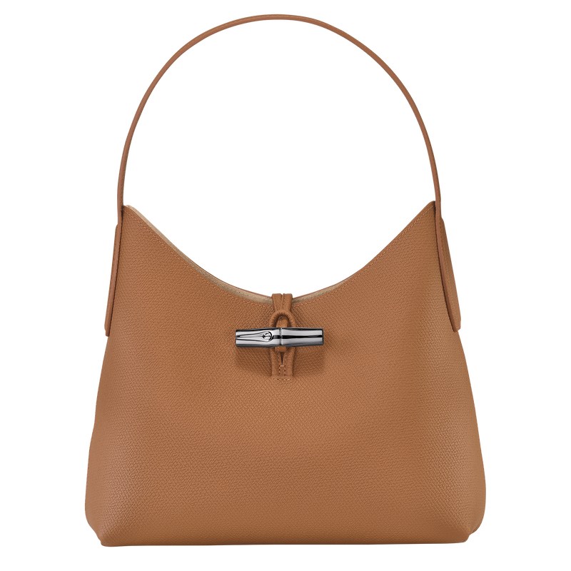 Longchamp Le Roseau M Hobo Bag Natural | 97648-URLA