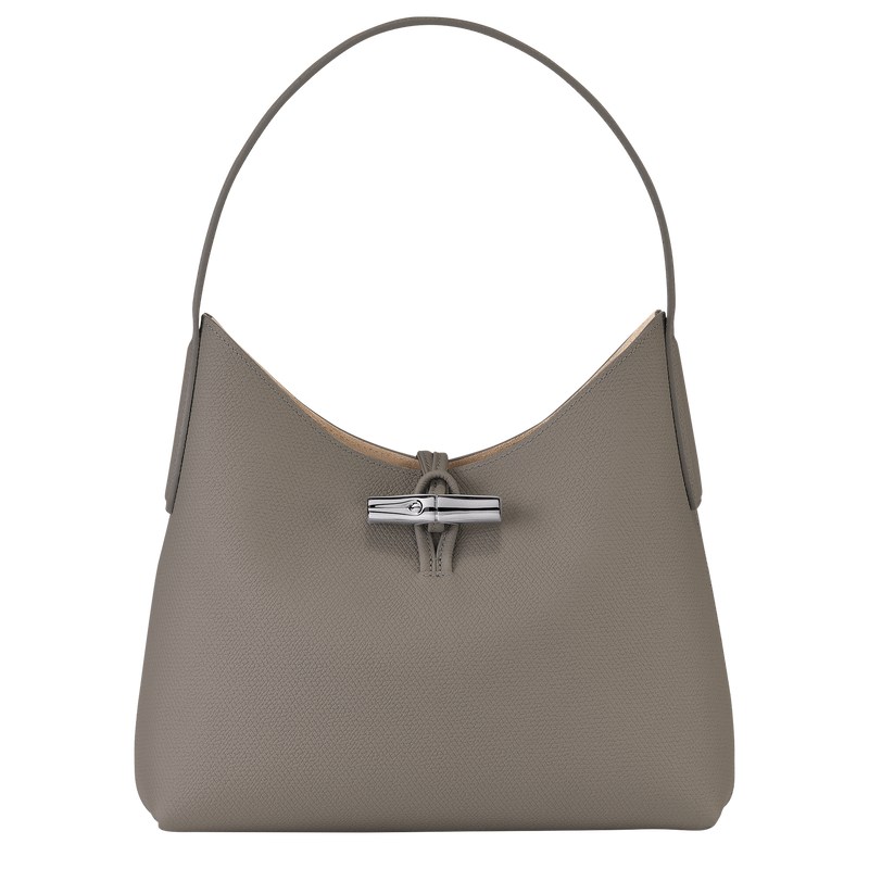 Longchamp Le Roseau M Hobo Bag Turtledove | 32814-HNSD