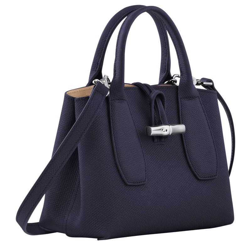 Longchamp Le Roseau S Handbag Bilberry | 19325-MAJZ