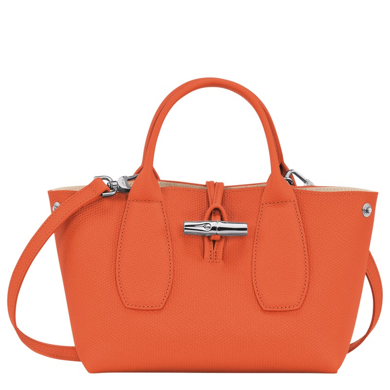 Longchamp Le Roseau S Handbag Turuncu | 58769-MKLR