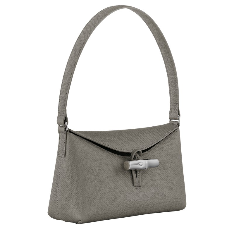 Longchamp Le Roseau S Hobo Bag Turtledove | 24968-EHJQ