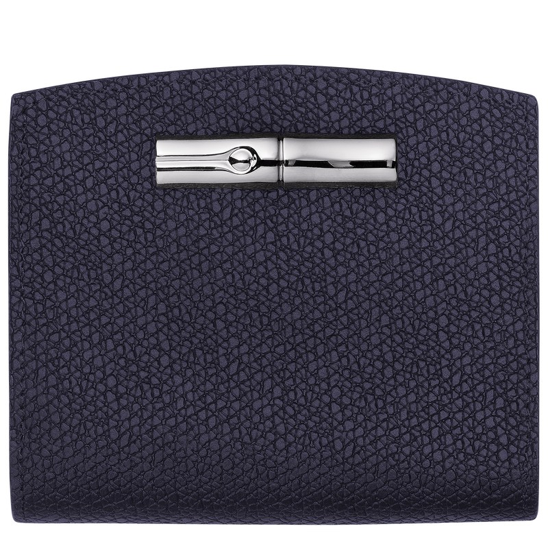 Longchamp Le Roseau Wallet Bilberry | 71023-HRLZ