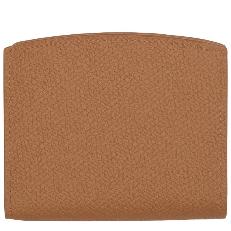 Longchamp Le Roseau Wallet Natural | 57691-NOAX