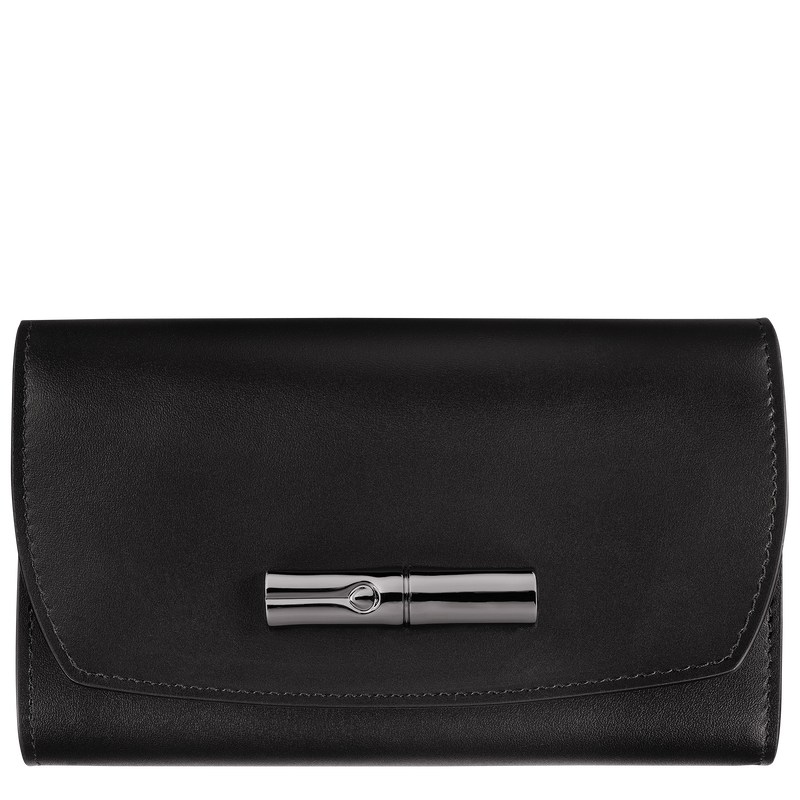 Longchamp Le Roseau Wallet Siyah | 79653-XRDN