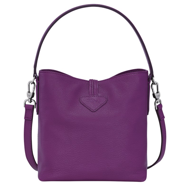 Longchamp Le Roseau Xs Bucket Bag Violet | 153-YWPNOQ