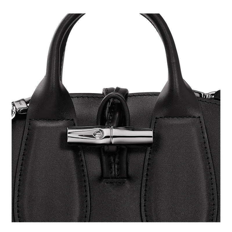 Longchamp Le Roseau Xs Handbag Siyah | 18264-RFXV