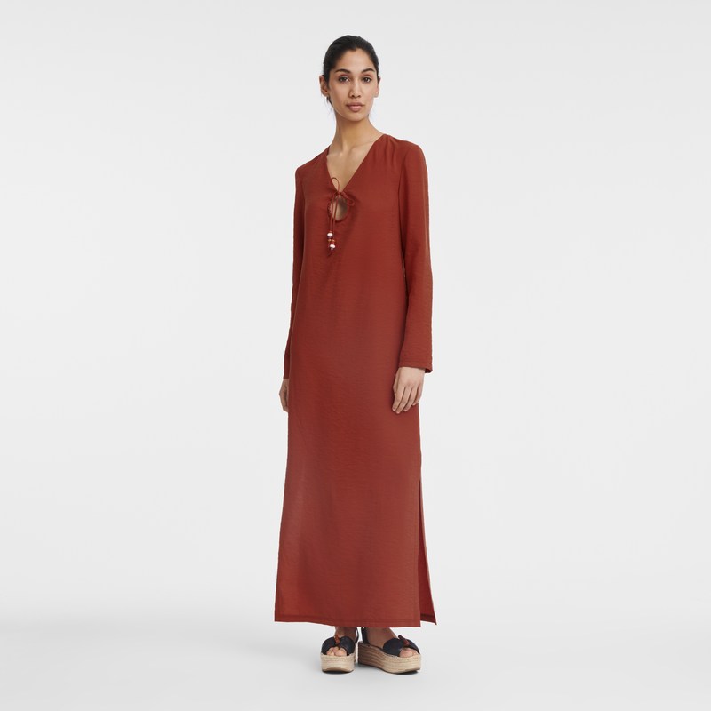 Longchamp Long Dress Sienna | 94087-DHCM