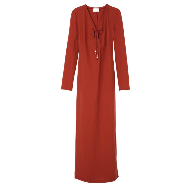 Longchamp Long Dress Sienna | 94087-DHCM