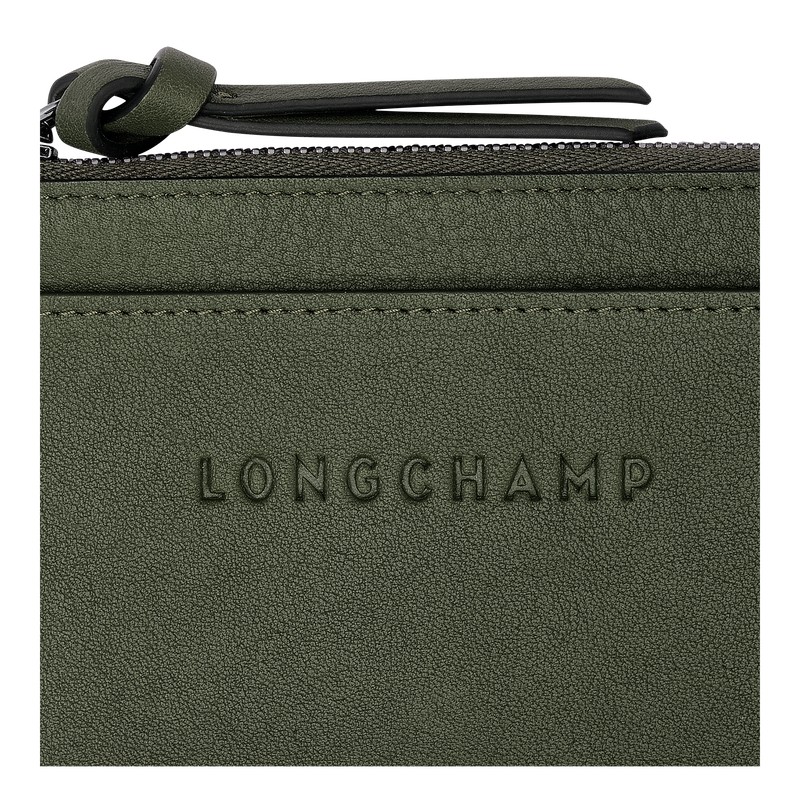 Longchamp Longchamp 3d Card Holder Haki | 50249-OJNR