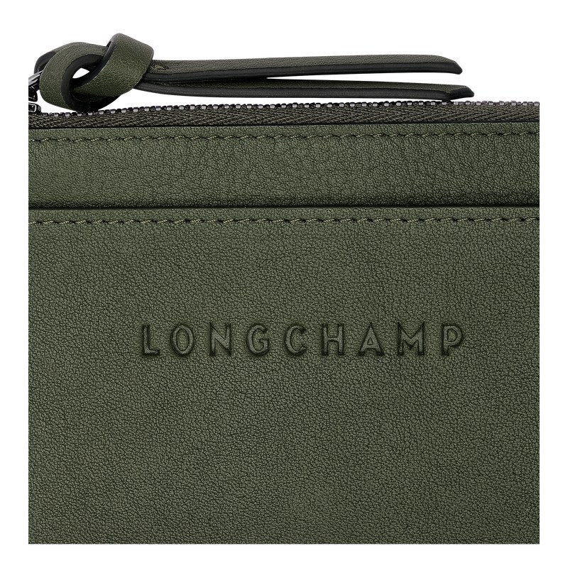 Longchamp Longchamp 3d Card Holder Haki | 16758-DVJE