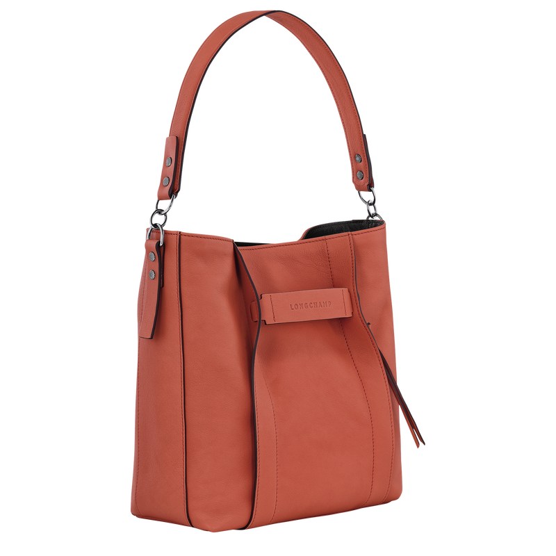 Longchamp Longchamp 3d M Hobo Bag Sienna | 256-KFTIBR