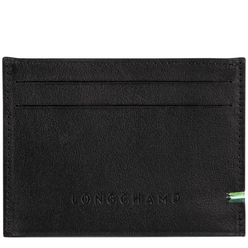 Longchamp Longchamp Sur Seine Card Holder Siyah | 64592-UJVB