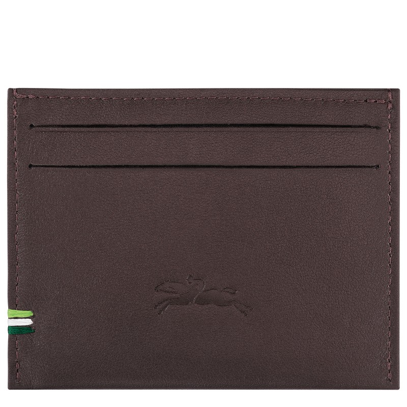 Longchamp Longchamp Sur Seine Card Holder Mocha | 39420-FVUQ