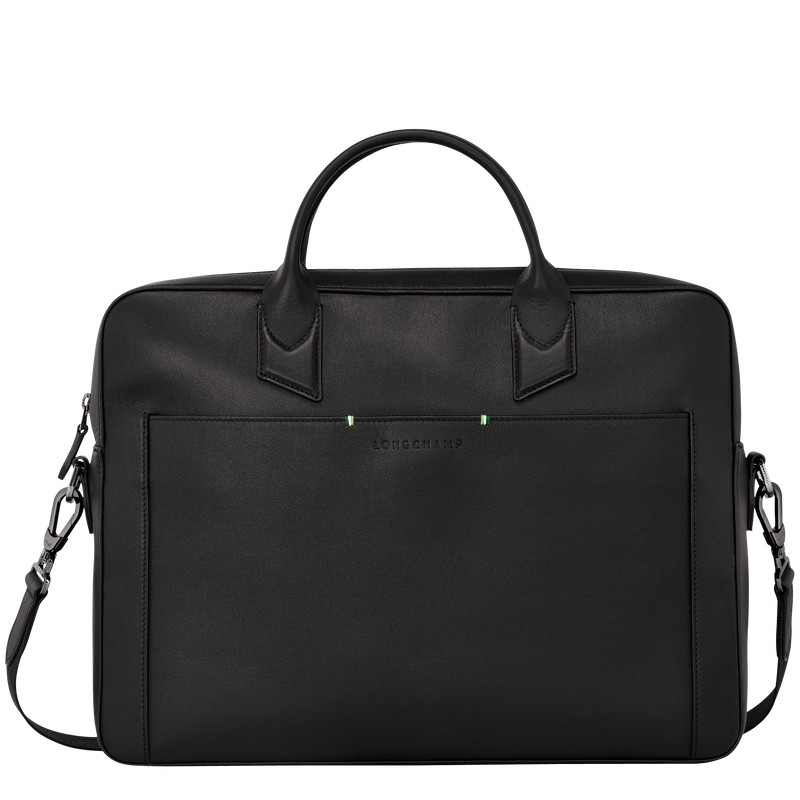 Longchamp Longchamp Sur Seine M Briefcase Siyah | 396-UVHFAE