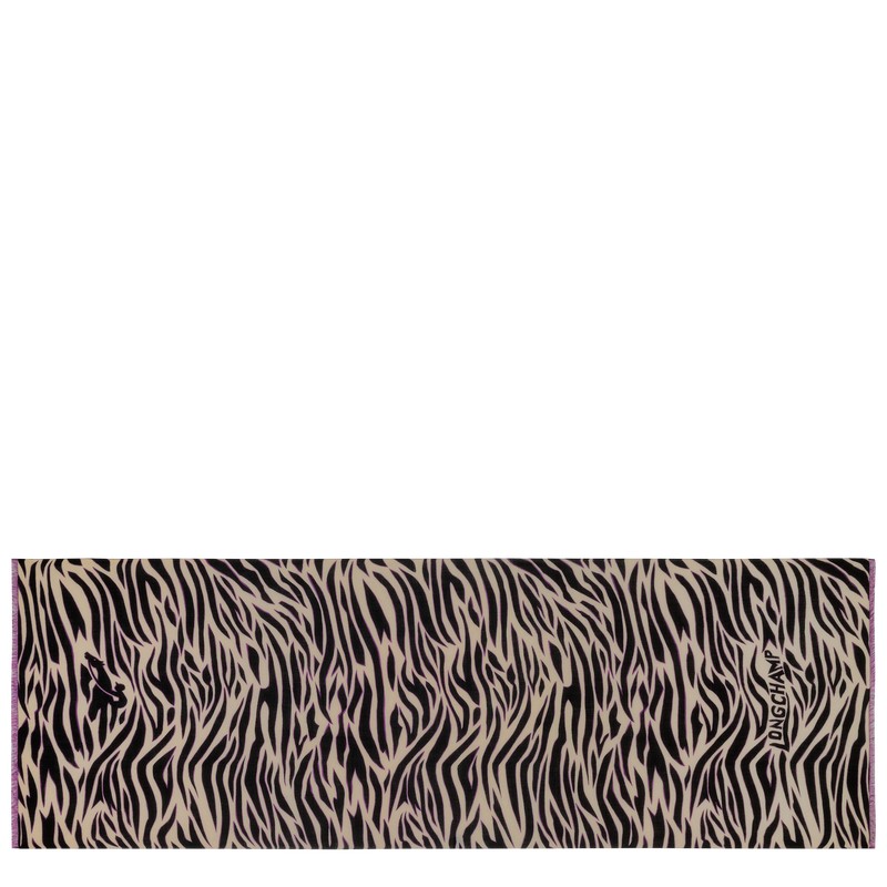 Longchamp Longchamp Tiger Stole Oat | 45063-PWJL